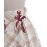 Wリボン起毛チェックミニスカート | axes femme | 詳細画像5