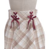 Wリボン起毛チェックミニスカート | axes femme | 詳細画像7