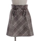 Wリボン起毛チェックミニスカート | axes femme | 詳細画像9