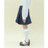 レースフリルデニムスカート | axes femme | 詳細画像2 