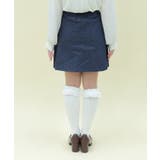 レースフリルデニムスカート | axes femme | 詳細画像3 