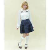 レースフリルデニムスカート | axes femme | 詳細画像7 