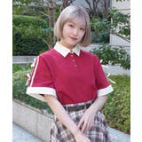 バイカラーシャツポロプルオーバー | axes femme | 詳細画像11 