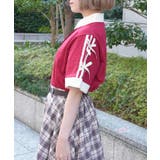 バイカラーシャツポロプルオーバー | axes femme | 詳細画像2 