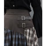 チェックランダムフリルスカート | axes femme | 詳細画像7 