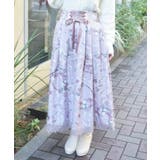 ピンク | ローズリース柄スカート | axes femme