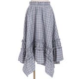 チェックギャザーイレヘムスカート | axes femme | 詳細画像15 