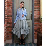 チェックギャザーイレヘムスカート | axes femme | 詳細画像7 