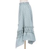 チェックギャザーイレヘムスカート | axes femme | 詳細画像9 