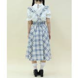フリルサス付ハイウエストスカート | axes femme | 詳細画像3