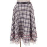 ベルト付きサーキュラースカート | axes femme | 詳細画像19 