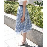 ベルト付きサーキュラースカート | axes femme | 詳細画像2 
