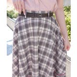 ベルト付きサーキュラースカート | axes femme | 詳細画像7 