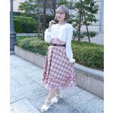 ベルト付きサーキュラースカート | axes femme | 詳細画像9 