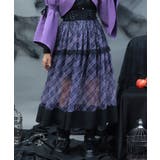 チェックチュールロングスカート | axes femme | 詳細画像11 