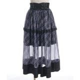 チェックチュールロングスカート | axes femme | 詳細画像12 