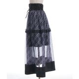 チェックチュールロングスカート | axes femme | 詳細画像13 