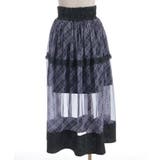 チェックチュールロングスカート | axes femme | 詳細画像14 