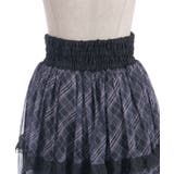 チェックチュールロングスカート | axes femme | 詳細画像16 