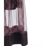 チェックチュールロングスカート | axes femme | 詳細画像22 