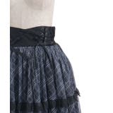 チェックチュールロングスカート | axes femme | 詳細画像29 