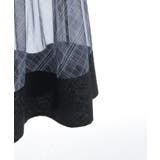 チェックチュールロングスカート | axes femme | 詳細画像30 