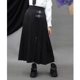 黒 | ファスナーデザインロングSK | axes femme