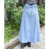 バックリボンデニムスカート | axes femme | 詳細画像5