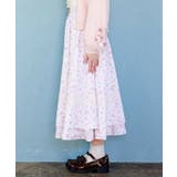 サクラ柄フレアスカート | axes femme | 詳細画像5 