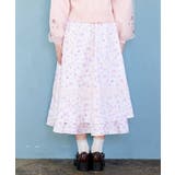 サクラ柄フレアスカート | axes femme | 詳細画像6 