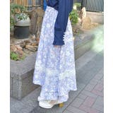 サクラ柄フレアスカート | axes femme | 詳細画像9 