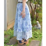 紫陽花柄シアーストライプSK | axes femme | 詳細画像2