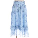 紫陽花柄シアーストライプSK | axes femme | 詳細画像8