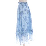 紫陽花柄シアーストライプSK | axes femme | 詳細画像9