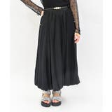 黒 | レースポケットバルーンスカート | axes femme