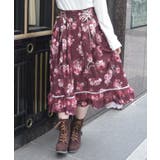 ワイン | ローズ・オン・フルールスカート | axes femme