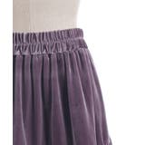 ベロアティアードロングＳＫ | axes femme | 詳細画像12 