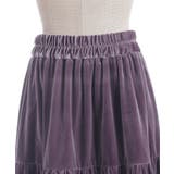 ベロアティアードロングＳＫ | axes femme | 詳細画像14 