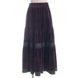 ベロアティアードロングＳＫ | axes femme | 詳細画像17 