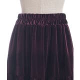 ベロアティアードロングＳＫ | axes femme | 詳細画像22 