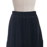 ベロアティアードロングＳＫ | axes femme | 詳細画像29 