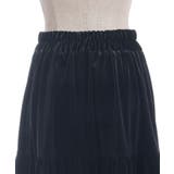 ベロアティアードロングＳＫ | axes femme | 詳細画像30 