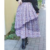 パープル | ローズ・ステンドグラススカート | axes femme