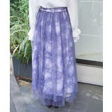 スノー・ローズ柄スカート | axes femme | 詳細画像3 