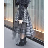 異素材イレヘムボリュームスカート | axes femme | 詳細画像2