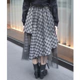 異素材イレヘムボリュームスカート | axes femme | 詳細画像3