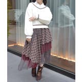 異素材イレヘムボリュームスカート | axes femme | 詳細画像6