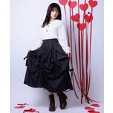 黒 | リボン×タック×ドロストスカート | axes femme