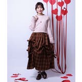 Ｄブラウン | リボン×タック×ドロストスカート | axes femme