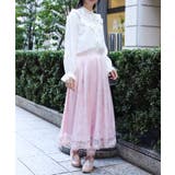 桜レース×桜柄スカート | axes femme | 詳細画像16 